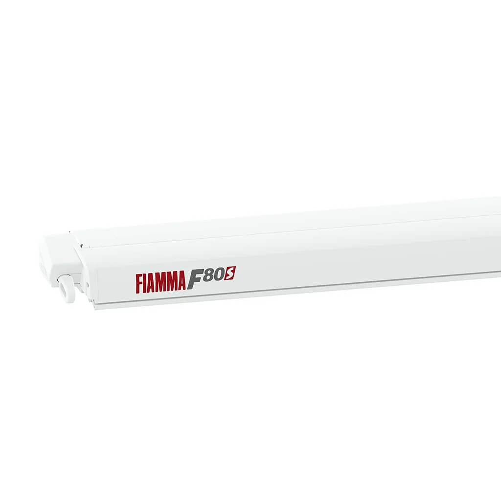 Fiamma F80S roof-mounted campervan awning in Polar White