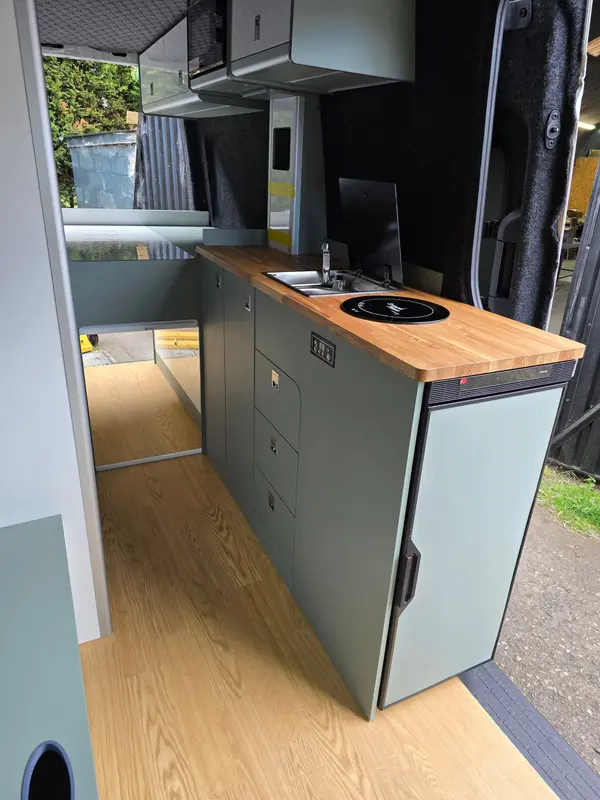 Microwave Shelf / Plate Cupboard, a real build