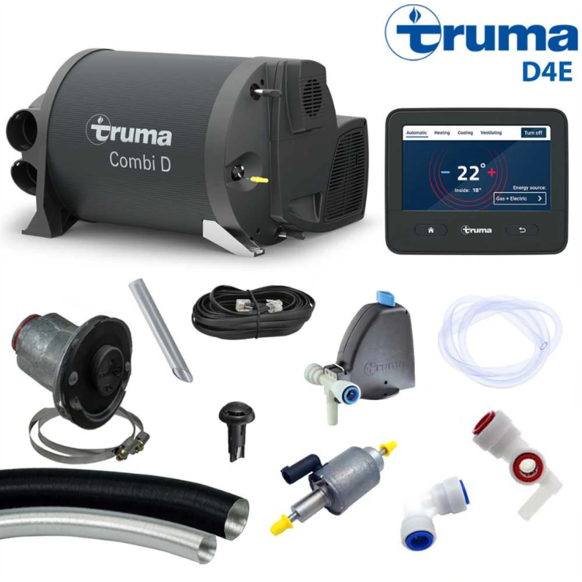 Truma Diesel Combi D4E Heater & Boiler iNet X Package — image 1